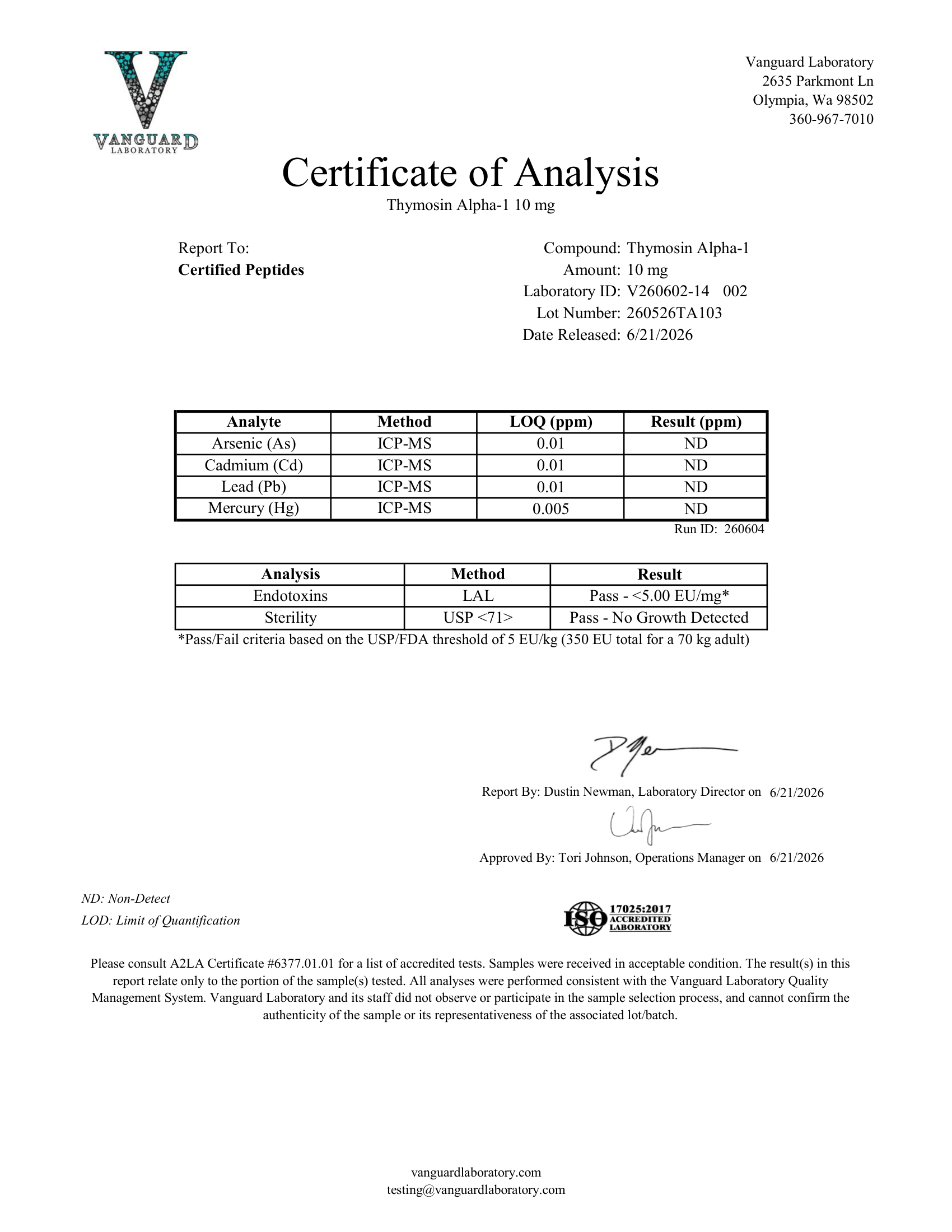 THYMOSIN ALPHA-1 10MG THYMOSIN ALPHA-1 10MG