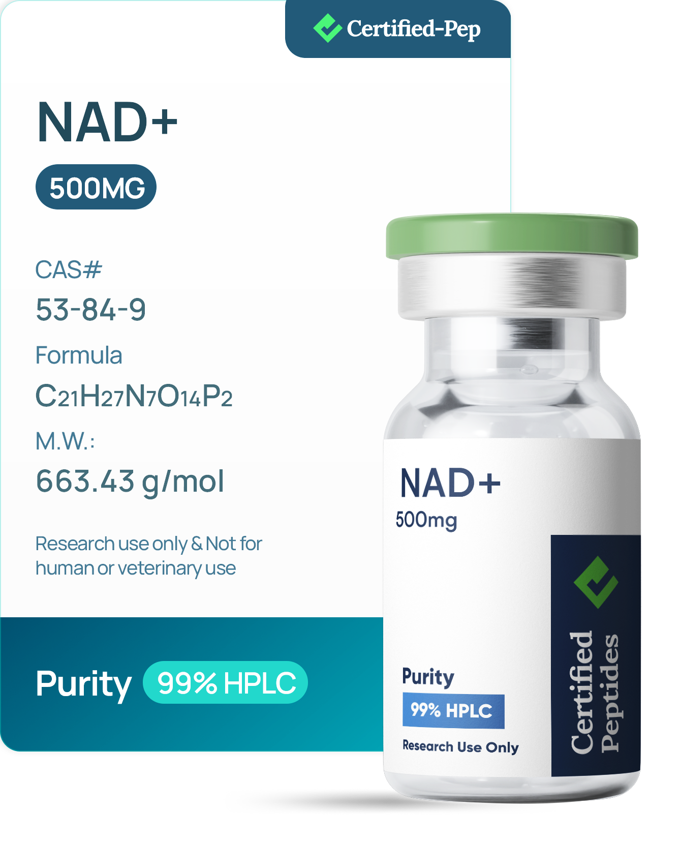 NAD+ 500mg