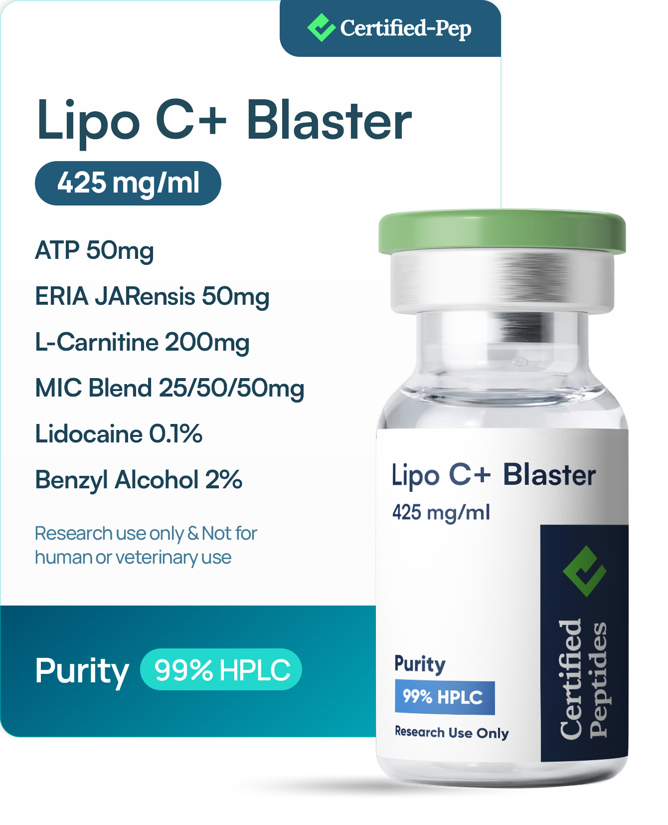 LIPO-C+ BLASTER 425 MG/ML